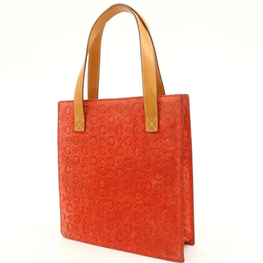 💎✨Beautiful✨💎Authentic CELINE C Macadam Suede Leather Tote Bag Hand Bag